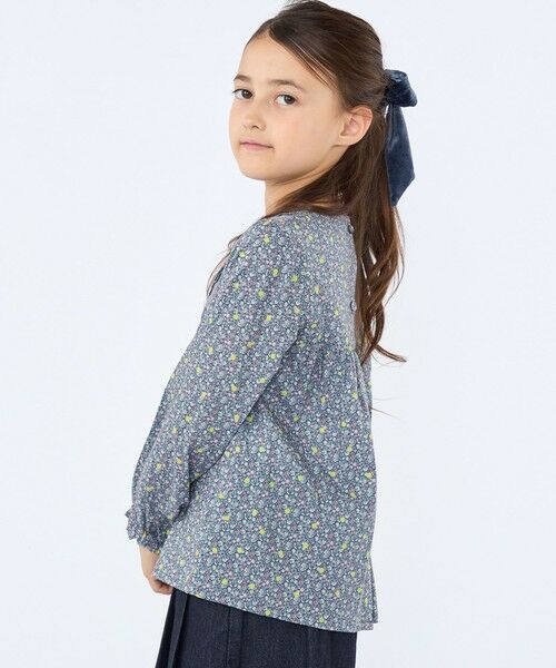 SHIPS / シップス ヘアゴム・シュシュ | SHIPS KIDS:ベロア(ポリエステル) リボン シュシュ | 詳細3