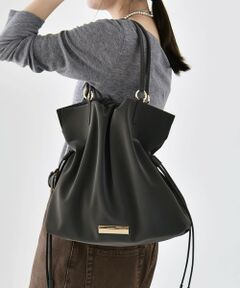 SHIPS / シップス トートバッグ | quaranciel: ドロスト ギャザー リング トート バッグ