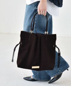 SHIPS / シップス トートバッグ | quaranciel: ドロスト ギャザー リング トート バッグ