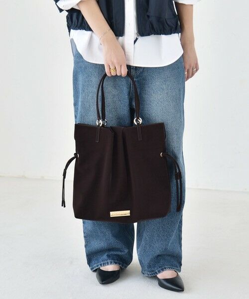 SHIPS / シップス トートバッグ | quaranciel: ドロスト ギャザー リング トート バッグ | 詳細13
