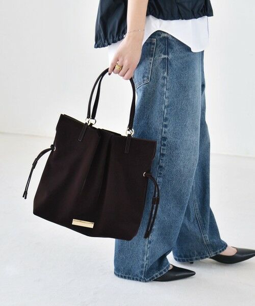 SHIPS / シップス トートバッグ | quaranciel: ドロスト ギャザー リング トート バッグ | 詳細14
