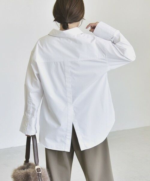 SHIPS / シップス シャツ・ブラウス | 《予約》quaranciel:〈UVカット/洗濯機可能〉UNITO plus レギュラーカラー ルーズ シャツ | 詳細10