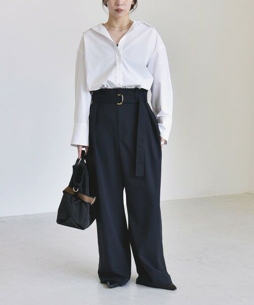 SHIPS / シップス シャツ・ブラウス | 《予約》quaranciel:〈UVカット/洗濯機可能〉UNITO plus レギュラーカラー ルーズ シャツ | 詳細13