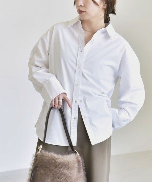 SHIPS / シップス シャツ・ブラウス | 《予約》quaranciel:〈UVカット/洗濯機可能〉UNITO plus レギュラーカラー ルーズ シャツ | 詳細5