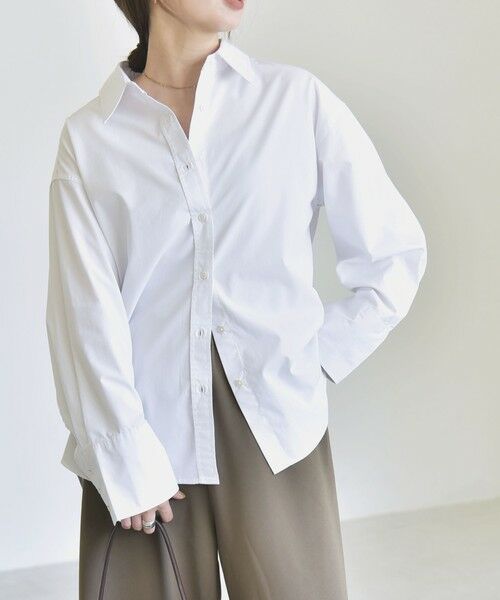 SHIPS / シップス シャツ・ブラウス | 《予約》quaranciel:〈UVカット/洗濯機可能〉UNITO plus レギュラーカラー ルーズ シャツ | 詳細6