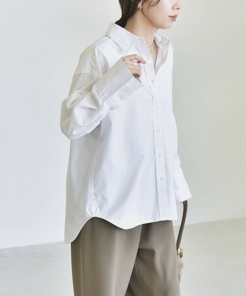 SHIPS / シップス シャツ・ブラウス | 《予約》quaranciel:〈UVカット/洗濯機可能〉UNITO plus レギュラーカラー ルーズ シャツ | 詳細8