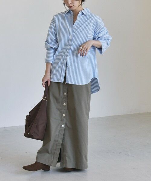 SHIPS / シップス シャツ・ブラウス | 《予約》quaranciel:〈UVカット/洗濯機可能〉UNITO plus レギュラーカラー ルーズ シャツ | 詳細18
