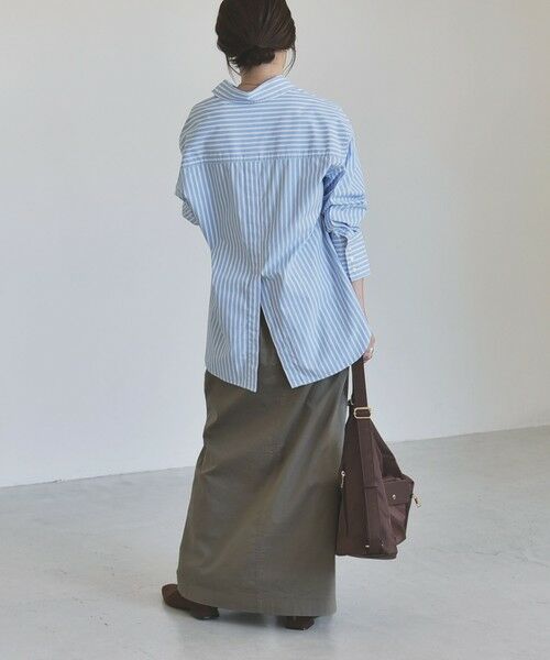 SHIPS / シップス シャツ・ブラウス | 《予約》quaranciel:〈UVカット/洗濯機可能〉UNITO plus レギュラーカラー ルーズ シャツ | 詳細19