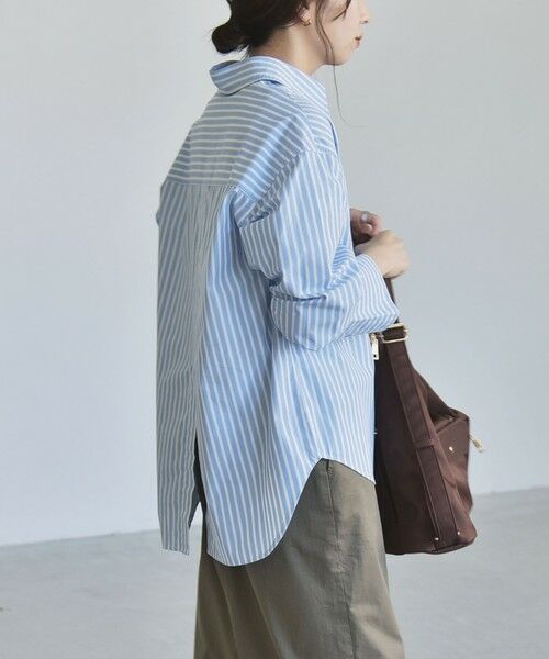 SHIPS / シップス シャツ・ブラウス | 《予約》quaranciel:〈UVカット/洗濯機可能〉UNITO plus レギュラーカラー ルーズ シャツ | 詳細22