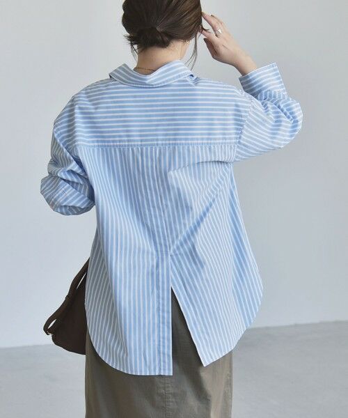 SHIPS / シップス シャツ・ブラウス | 《予約》quaranciel:〈UVカット/洗濯機可能〉UNITO plus レギュラーカラー ルーズ シャツ | 詳細23