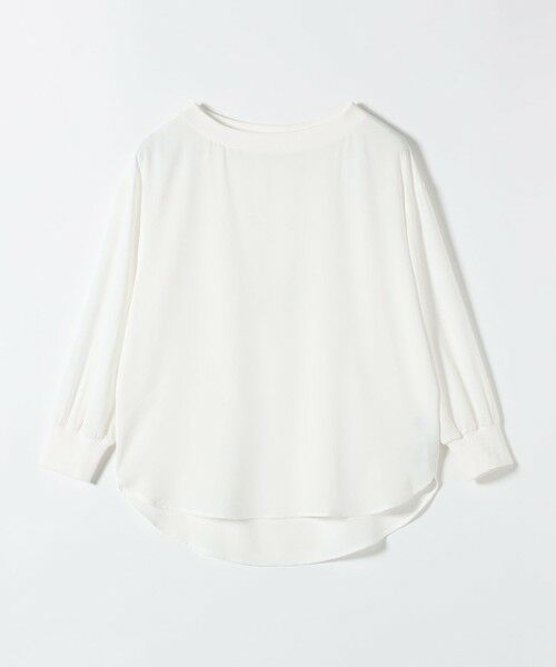 SHIPS / シップス シャツ・ブラウス | 《予約》quaranciel:〈手洗い可能〉ジョーゼット リブ オーバーサイズ ブラウス | 詳細12