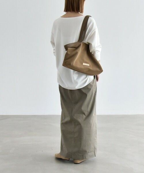SHIPS / シップス カットソー | 《予約》quaranciel:〈洗濯機可能〉カットジョーゼット ラウンドヘム ルーズ プルオーバー | 詳細2