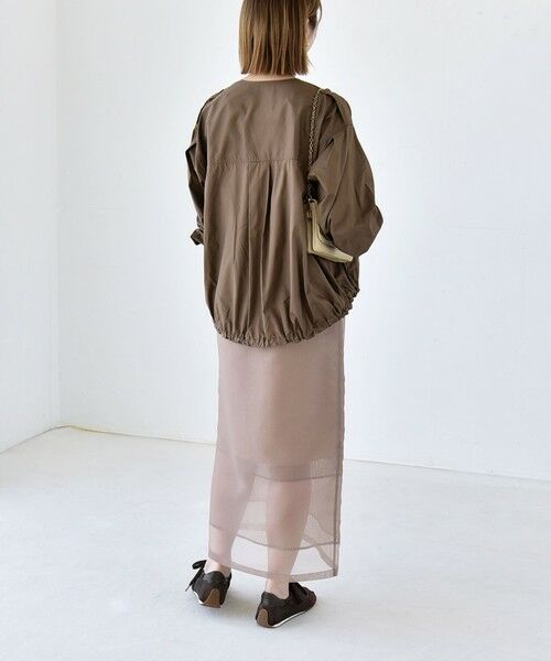 SHIPS / シップス ブルゾン | 《予約》quaranciel:〈防水/防風/洗濯機可能〉LIMONTA EAST ノーカラー ドロスト ブルゾン | 詳細2