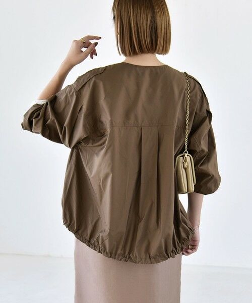 SHIPS / シップス ブルゾン | 《予約》quaranciel:〈防水/防風/洗濯機可能〉LIMONTA EAST ノーカラー ドロスト ブルゾン | 詳細5