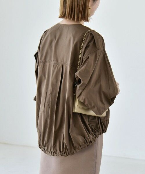 SHIPS / シップス ブルゾン | 《予約》quaranciel:〈防水/防風/洗濯機可能〉LIMONTA EAST ノーカラー ドロスト ブルゾン | 詳細6