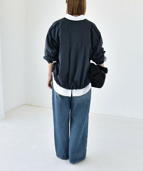 SHIPS / シップス ブルゾン | 《予約》quaranciel:〈防水/防風/洗濯機可能〉LIMONTA EAST ノーカラー ドロスト ブルゾン | 詳細22