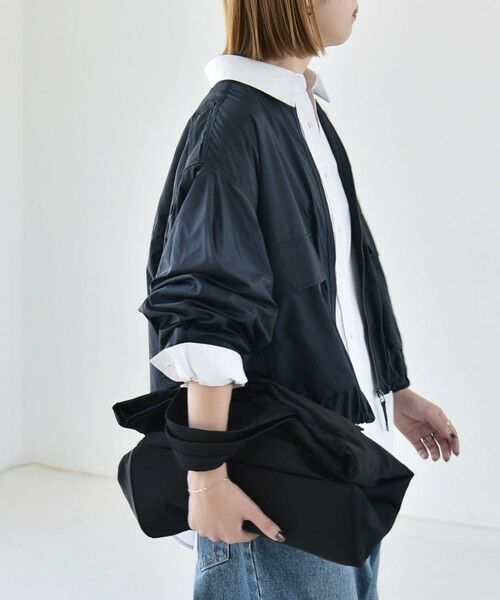 SHIPS / シップス ブルゾン | 《予約》quaranciel:〈防水/防風/洗濯機可能〉LIMONTA EAST ノーカラー ドロスト ブルゾン | 詳細27
