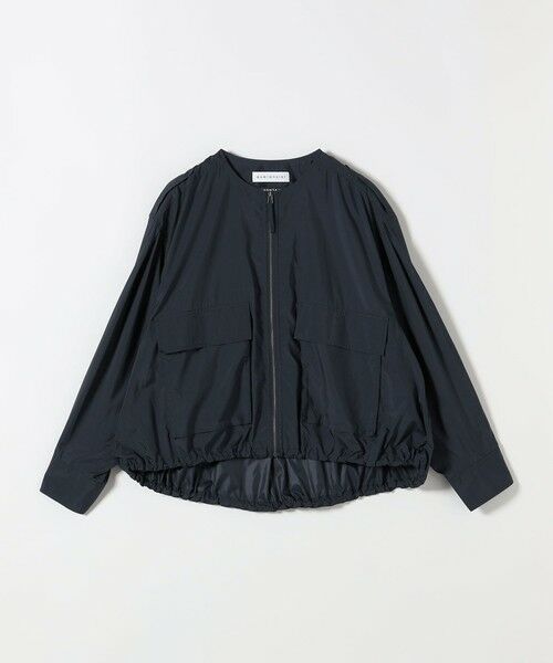SHIPS / シップス ブルゾン | 《予約》quaranciel:〈防水/防風/洗濯機可能〉LIMONTA EAST ノーカラー ドロスト ブルゾン | 詳細30