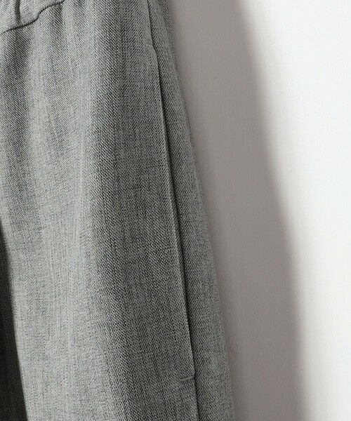 SHIPS / シップス ロング・マキシ丈ワンピース | 《予約》quaranciel:〈洗濯機可能〉ウールライク Vネック スキッパー シャツ & ワイド パンツ セットアップ | 詳細25