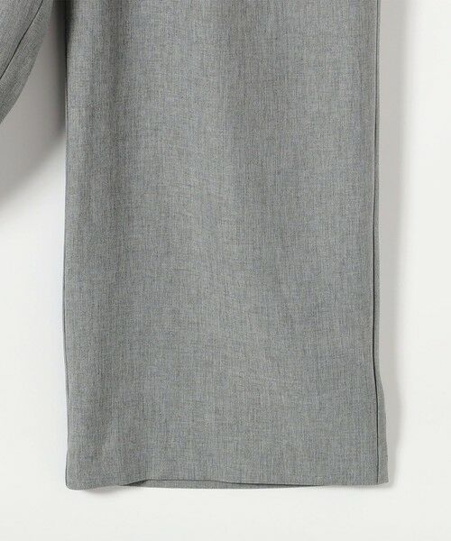 SHIPS / シップス ロング・マキシ丈ワンピース | 《予約》quaranciel:〈洗濯機可能〉ウールライク Vネック スキッパー シャツ & ワイド パンツ セットアップ | 詳細26