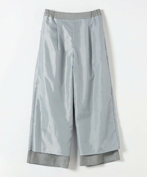 SHIPS / シップス ロング・マキシ丈ワンピース | 《予約》quaranciel:〈洗濯機可能〉ウールライク Vネック スキッパー シャツ & ワイド パンツ セットアップ | 詳細28