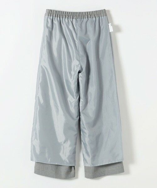 SHIPS / シップス ロング・マキシ丈ワンピース | 《予約》quaranciel:〈洗濯機可能〉ウールライク Vネック スキッパー シャツ & ワイド パンツ セットアップ | 詳細29