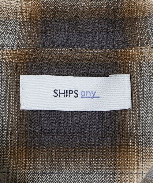 SHIPS / シップス シャツ・ブラウス | SHIPS any:〈洗濯機可能〉オンブレ チェック フラップ ポケット リラックス ネルシャツ◆ | 詳細10