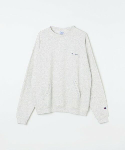 SHIPS / シップス スウェット | 【SHIPS any別注】Champion: ワンポイント ロゴ 刺繍 ステッチ リラックス スウェット◆ | 詳細6