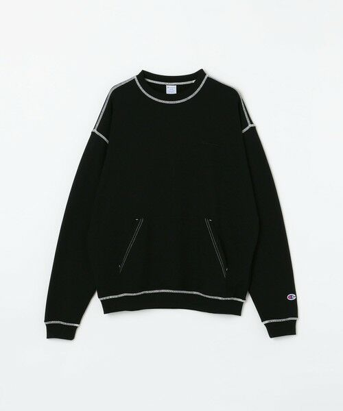 SHIPS / シップス スウェット | 【SHIPS any別注】Champion: ワンポイント ロゴ 刺繍 ステッチ リラックス スウェット◆ | 詳細21