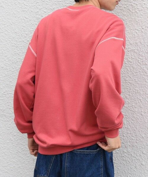 SHIPS / シップス スウェット | 【SHIPS any別注】Champion: ワンポイント ロゴ 刺繍 ステッチ リラックス スウェット◆ | 詳細29