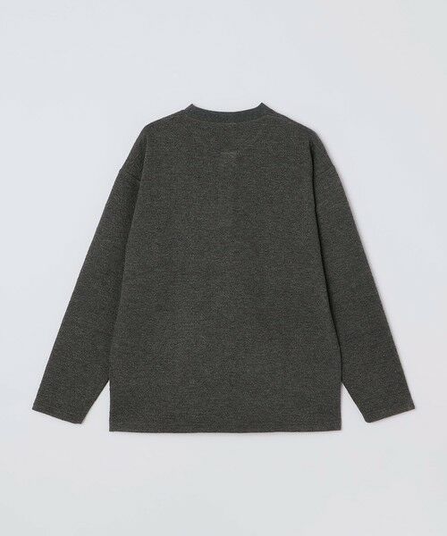 SHIPS / シップス カットソー | SHIPS any:〈洗濯機可能〉フクレ ジャカード リラックス ヘンリーネックTシャツ(ロンT)◆ | 詳細15