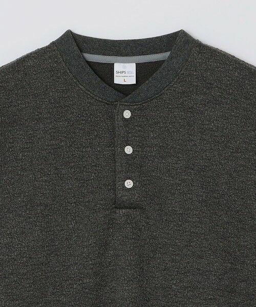SHIPS / シップス カットソー | SHIPS any:〈洗濯機可能〉フクレ ジャカード リラックス ヘンリーネックTシャツ(ロンT)◆ | 詳細16
