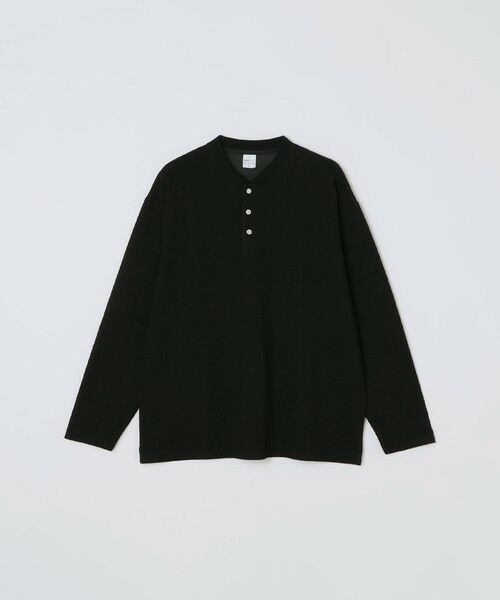 SHIPS / シップス カットソー | SHIPS any:〈洗濯機可能〉フクレ ジャカード リラックス ヘンリーネックTシャツ(ロンT)◆ | 詳細26
