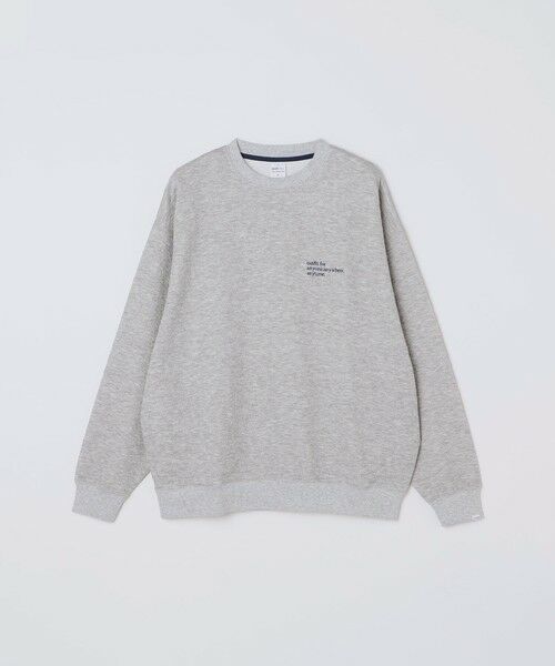 SHIPS / シップス カットソー | SHIPS any:〈洗濯機可能〉フクレ ジャカード ロゴ 刺繍 サイドポケットTシャツ(ロンT)◆ | 詳細15