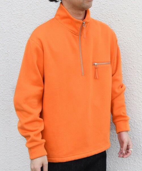 SHIPS / シップス スウェット | SHIPS any:〈洗濯機可能〉ハーフジップ スピンドル ポケット 裏起毛 スウェット◆ | 詳細27