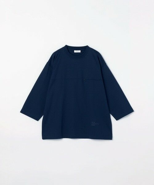 SHIPS / シップス Tシャツ | SHIPS any:〈洗濯機可能〉ピマ コットン ワンポイント 刺繍 7分袖 ポケット Tシャツ◆ | 詳細25