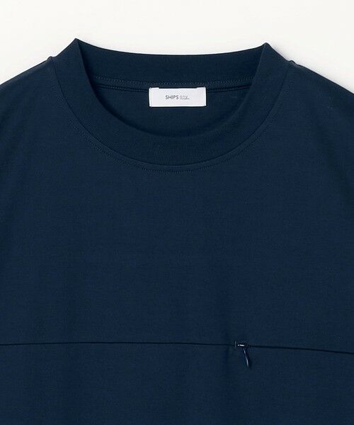 SHIPS / シップス Tシャツ | SHIPS any:〈洗濯機可能〉ピマ コットン ワンポイント 刺繍 7分袖 ポケット Tシャツ◆ | 詳細26