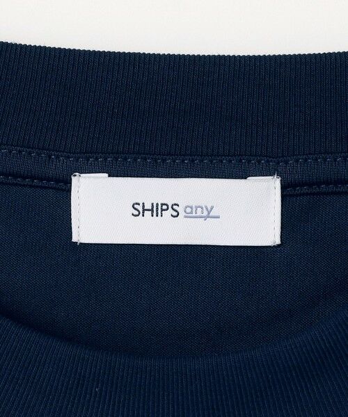SHIPS / シップス Tシャツ | SHIPS any:〈洗濯機可能〉ピマ コットン ワンポイント 刺繍 7分袖 ポケット Tシャツ◆ | 詳細27