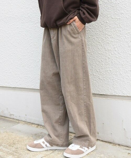 SHIPS / シップス その他パンツ | SHIPS any:〈洗濯機可能〉ブリーチ コーデュロイ リラックス イージー パンツ◆(ベージュ)