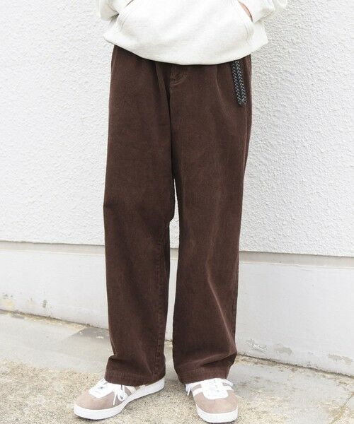SHIPS / シップス その他パンツ | SHIPS any:〈洗濯機可能〉ブリーチ コーデュロイ リラックス イージー パンツ◆(ブラウン)