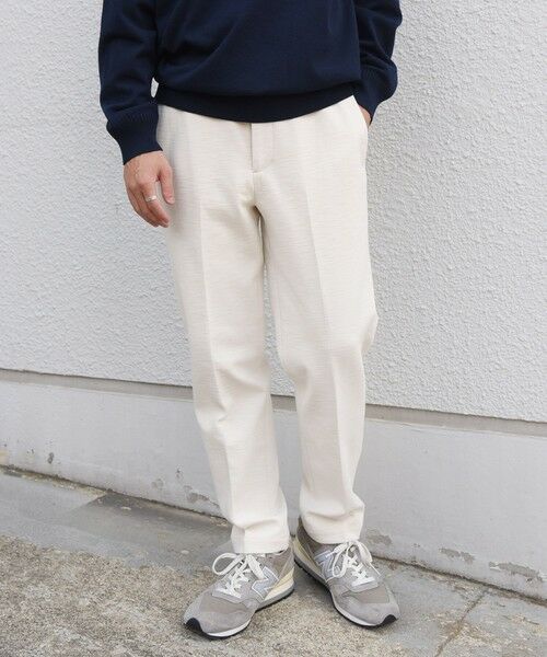 SHIPS / シップス その他パンツ | SHIPS any:〈手洗い可能〉ストレッチ デニムライク アンクル イージーパンツ◆(オフホワイト)