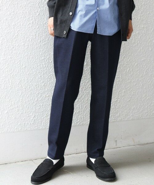 SHIPS / シップス その他パンツ | SHIPS any:〈手洗い可能〉ストレッチ デニムライク アンクル イージーパンツ◆(ネイビー)