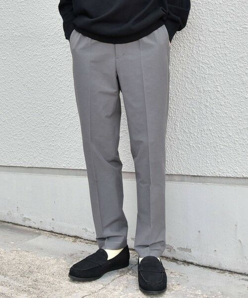 SHIPS / シップス その他パンツ | SHIPS any:〈吸水速乾/UVカット〉スマート スリム ストレッチ アンクル イージーパンツ(セットアップ対応)◆（グレー）