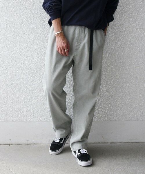 SHIPS / シップス その他パンツ | 【SHIPS any別注】Gramicci: コーデュロイ ルーズ テーパード イージーパンツ◆（ライトグレー）