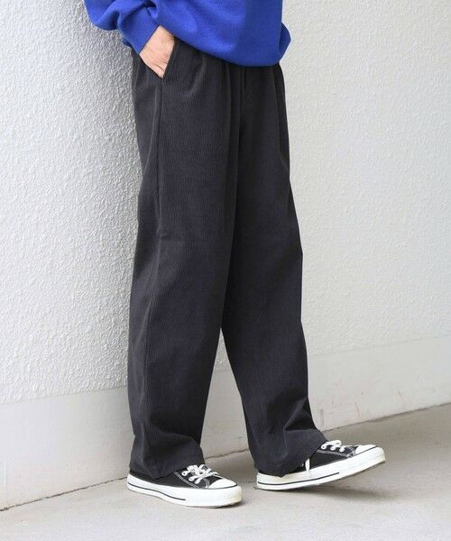 SHIPS / シップス その他パンツ | 〈手洗い可能〉SOLOTEX(R) コーデュロイ 2タック セミワイド イージーパンツ(セットアップ対応)◆ | 詳細12