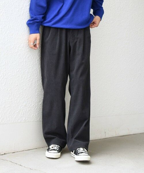 SHIPS / シップス その他パンツ | 〈手洗い可能〉SOLOTEX(R) コーデュロイ 2タック セミワイド イージーパンツ(セットアップ対応)◆ | 詳細10