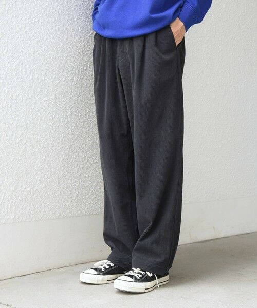 SHIPS / シップス その他パンツ | 〈手洗い可能〉SOLOTEX(R) コーデュロイ 2タック セミワイド イージーパンツ(セットアップ対応)◆ | 詳細11
