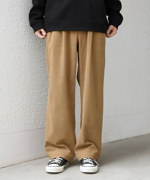 SHIPS / シップス その他パンツ | 〈手洗い可能〉SOLOTEX(R) コーデュロイ 2タック セミワイド イージーパンツ(セットアップ対応)◆ | 詳細24