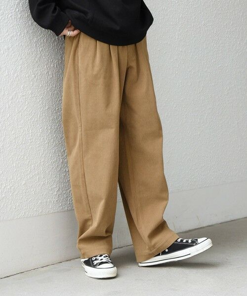 SHIPS / シップス その他パンツ | 〈手洗い可能〉SOLOTEX(R) コーデュロイ 2タック セミワイド イージーパンツ(セットアップ対応)◆ | 詳細26
