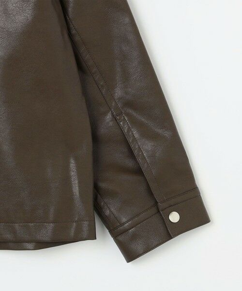 SHIPS / シップス ブルゾン | SHIPS any: 合成皮革 アーバン ポケット コーチ ジャケット◆ | 詳細21
